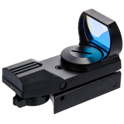 Lancer Tactical Airsoft 4 Reticle Red Control Reflex Sight (Color: Black)