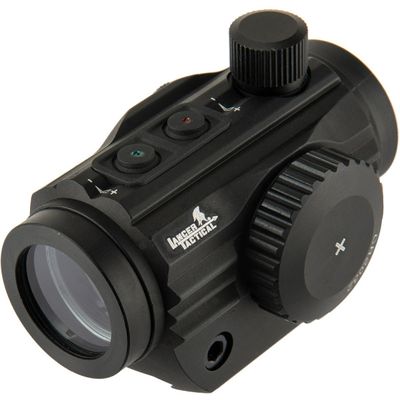 Lancer Tactical 1 x 30 Mini Red/Green Dot Sight - BLACK