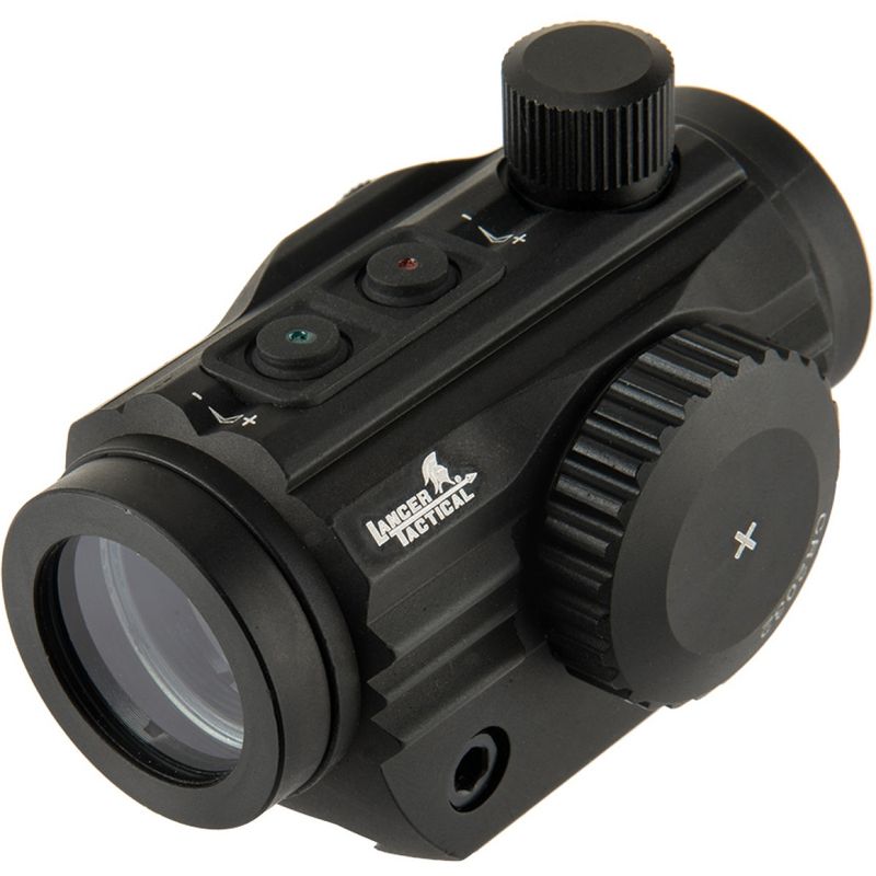 Lancer Tactical 1 x 30 Mini Red/Green Dot Sight - BLACK