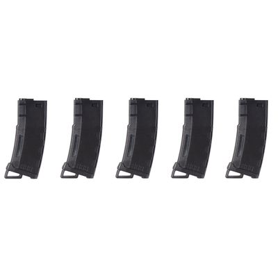 Lancer Tactical 130 Round High Speed Mid-Cap Magazine Pack of 5