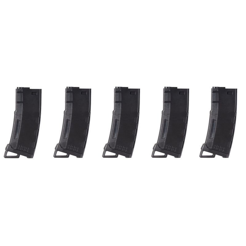 Lancer Tactical 130 Round High Speed Mid-Cap Magazine Pack of 5