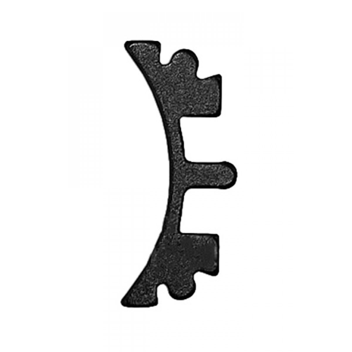 Airsoft Masterpiece Aluminum Puzzle Trigger - Curved Short, Color: Black