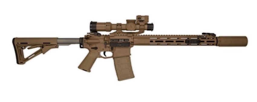 EMG Knights Armament KS-1 AEG (Officially Licensed), Color: Tan