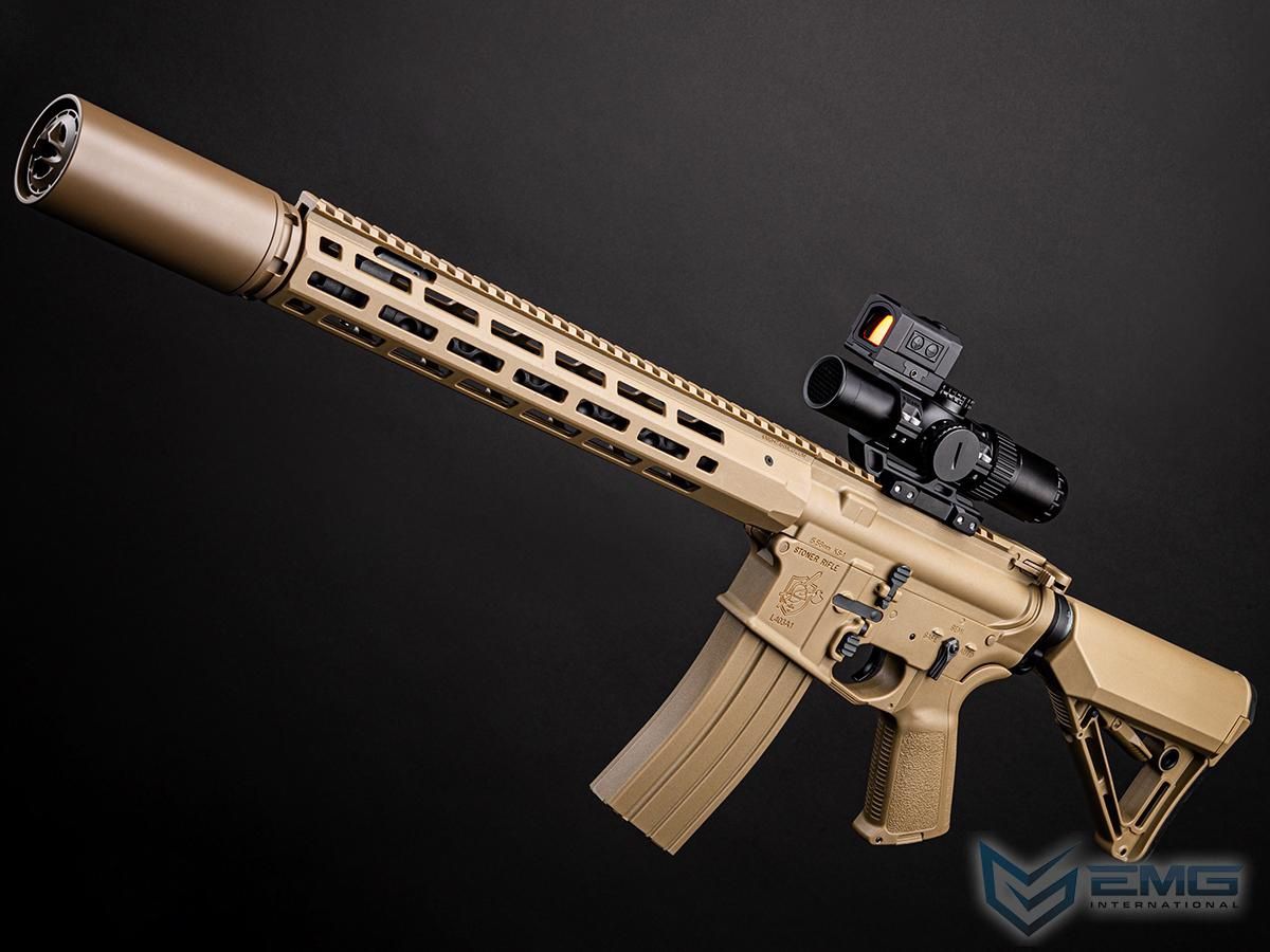 EMG Knights Armament KS-1 AEG (Officially Licensed), Color: Tan
