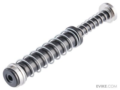 CowCow Technology Stainless Steel Guide Rod Set for Elite Force GLOCK 17 Gen 5 Gas Blowback Airsoft Pistols (Color: Black)