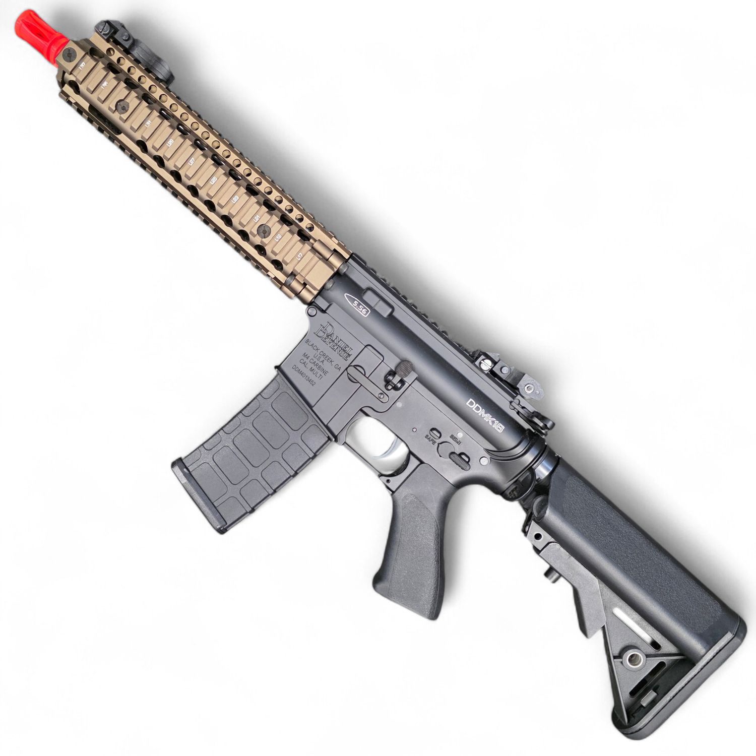 Used EMG x Daniel Defense SOPMOD Block II w/ Falcon MOSFET (Model: Mk18 / Tan) | Pre-Owned