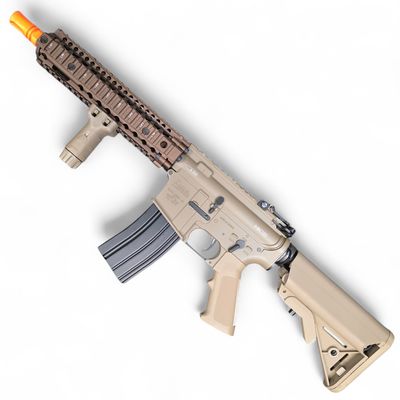 Used EMG x Daniel Defense DDMK18 MOD1 B.R.S.S. EBB Airsoft AEG Rifle (Color: Tan) | Pre-Owned