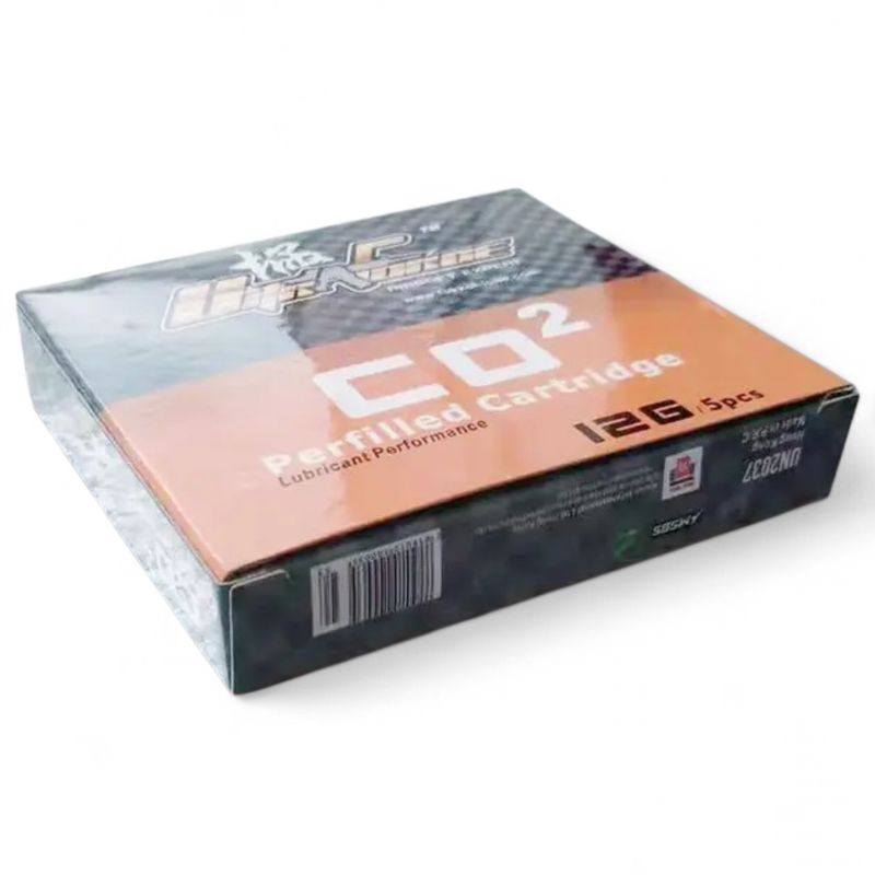 Ultra Force 12g CO₂ Cartridges – Pack of 5 Co2 Cartridges (Lubricated)