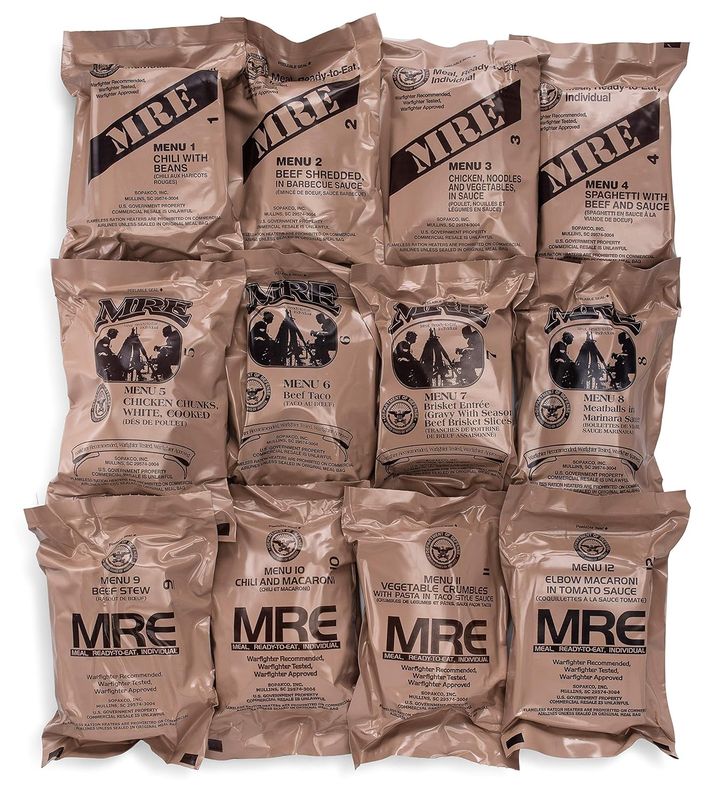 Military Surplus MRE Meals Ready to Eat (1 Meal)