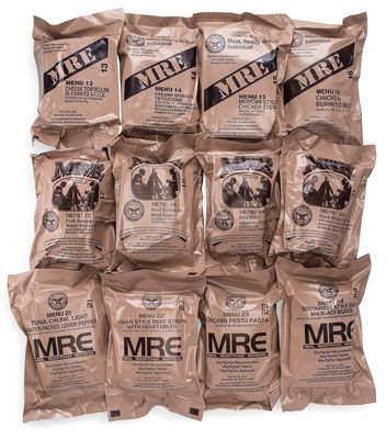 Military Surplus MRE Meals Ready to Eat (1 Meal)