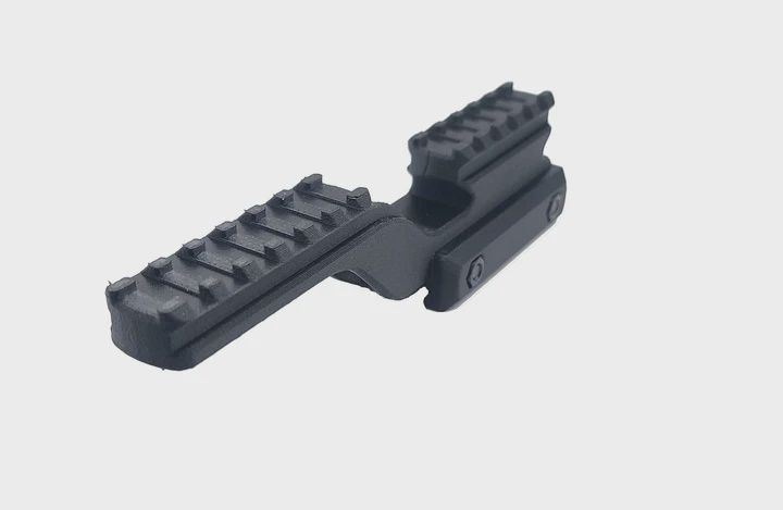 Stealth Ridge Cobra Dual-Platform Picatinny Riser Mount, Main Optic Height: 30mm