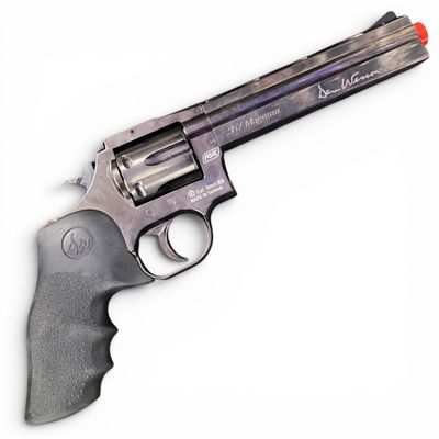 Used ASG Dan Wesson 715 CO2 Powered Airsoft Revolver (Model: Low Power Version / Grey / 6")