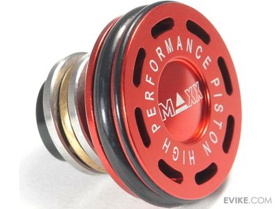 Maxx Model CNC Aluminum Double O-Ring High Performance Ball Bearing AEG Piston Head