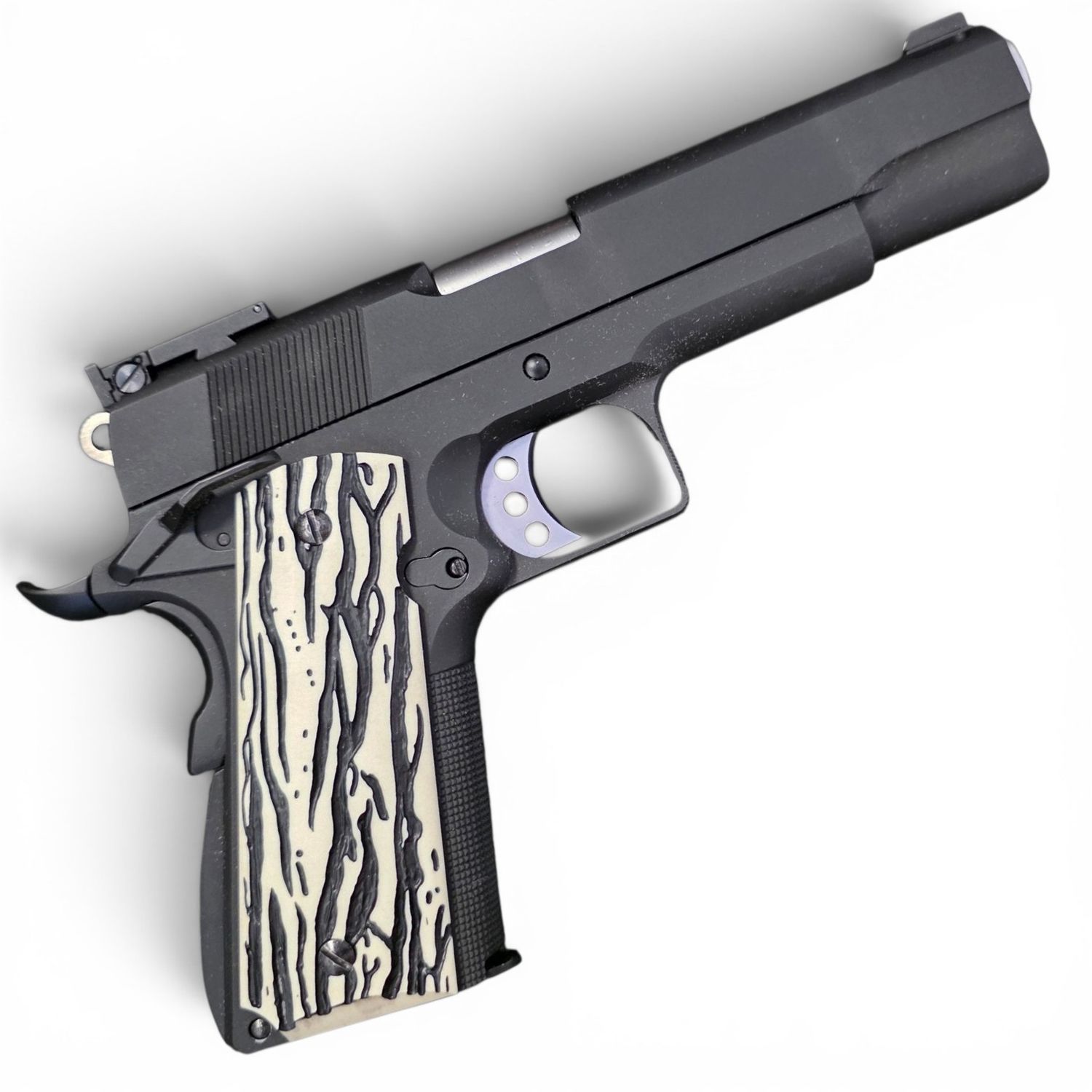 Used WE-Tech Heavy Weight M1911 Gas Blowback Airsoft Pistol w/ Imitation Ivory Grips | Pre-Owned