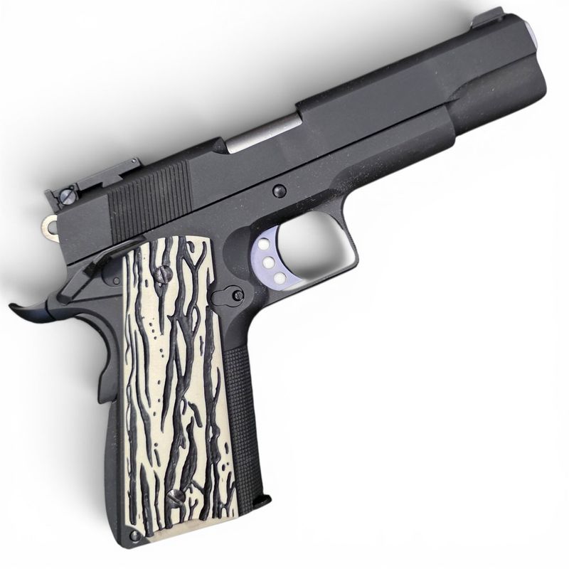 Used WE-Tech Heavy Weight M1911 Gas Blowback Airsoft Pistol w/ Imitation Ivory Grips | Pre-Owned