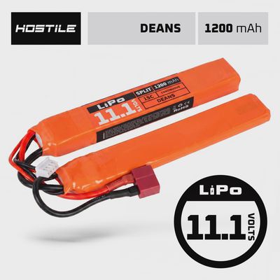 Hostile ENERGY - LiPo Battery 11.1V 1200mAh 15C Split