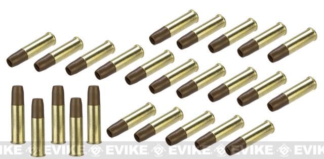 Spare Brass Shells for WinGun / Dan Wesson Series 6mm Airsoft Co2 Revolvers - Set of 25