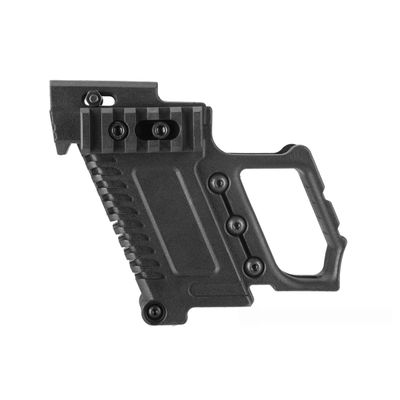 Lancer Tactical Pistol Carbine Kit for G-Series Type GBB Pistols - BLACK