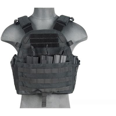 Lancer Tactical 1000D Nylon Modular Airsoft MOLLE Tactical Vest w/Triple Mag Pouch