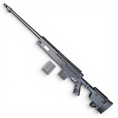 Used Well Airsoft VSR-10 BOLT Action Rifle w/ Folding Stock - BLACK