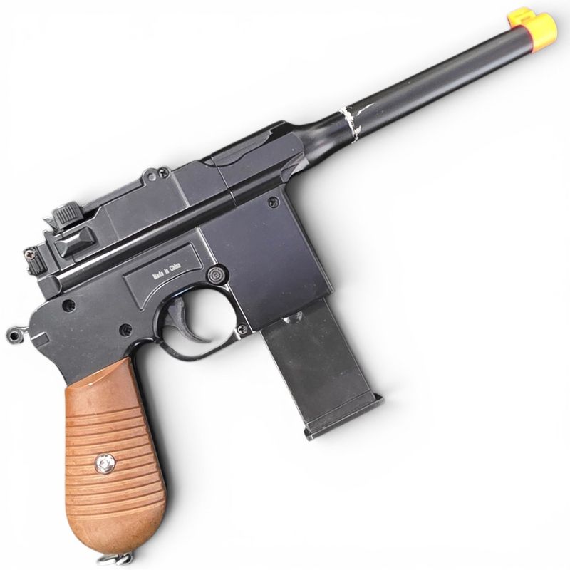 Used Galaxy Heavy Weight German WWII Mauser Spring Powered Airsoft Pistol | Pre-Owned