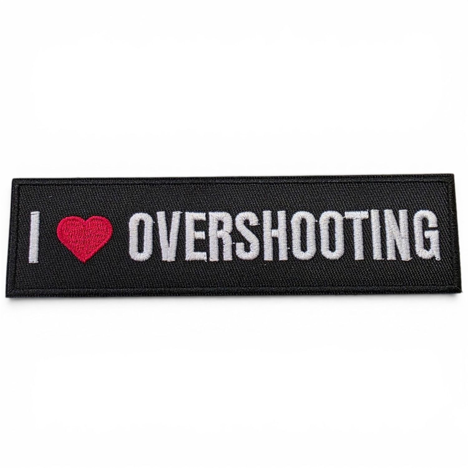 I 'Heart' Overshooting Embroidered Patch
