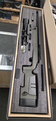 Used CYMA USMC M40A3 Bolt Action Airsoft Sniper Rifle w/ Scope