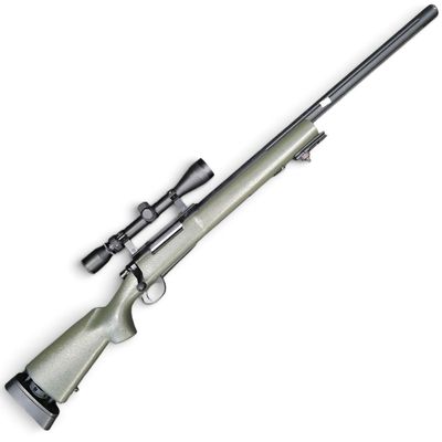 Used Snow Wolf US Army Style M24 Airsoft Bolt Action Scout Sniper Rifle w/ Fluted Barrel & Scope
