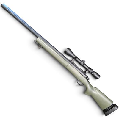 Used Snow Wolf US Army Style M24 Airsoft Bolt Action Scout Sniper Rifle w/ Fluted Barrel & Scope