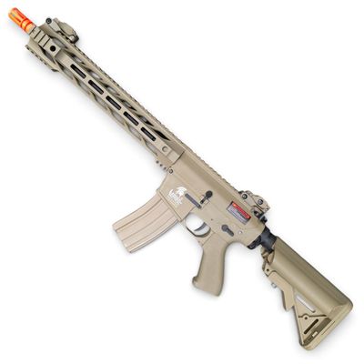 Used Lancer Tactical Gen 2 SPR Interceptor Airsoft AEG Rifle - (Tan) | Pre-Owned