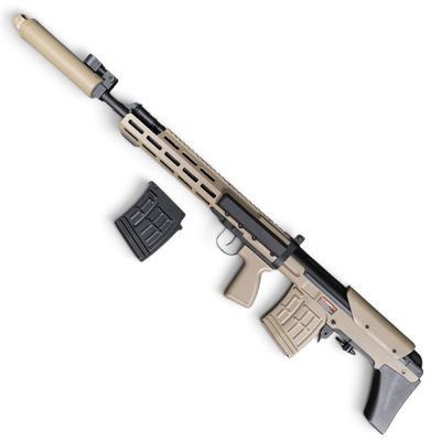 Used CYMA Standard SVU Airsoft AEG Bullpup Sniper Rifle (Model: M-LOK / Tan)