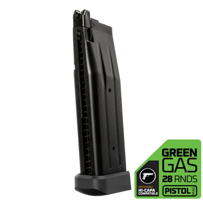 Hostile AWS - HI-CAPA GBB Mag - Black
