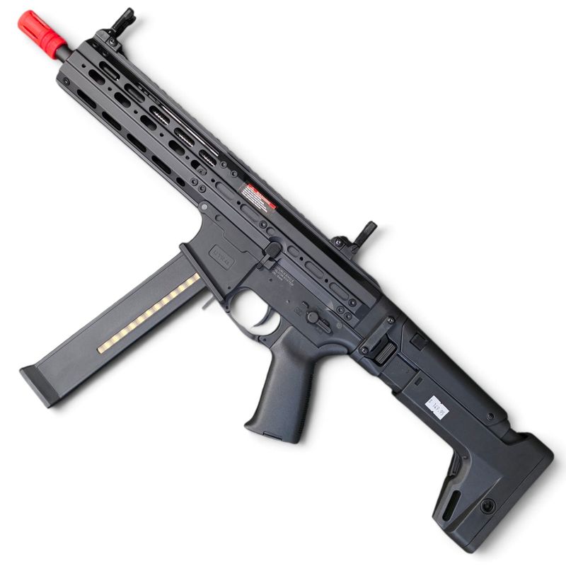 Used Matrix x Double Eagle UTR45 Airsoft AEG SMG w/ Modular Handguard and Falcon Gearbox