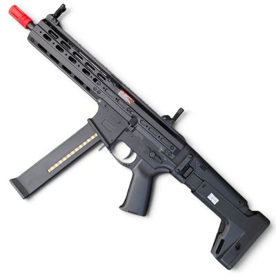 Used Matrix x Double Eagle UTR45 Airsoft AEG SMG w/ Modular Handguard and Falcon Gearbox