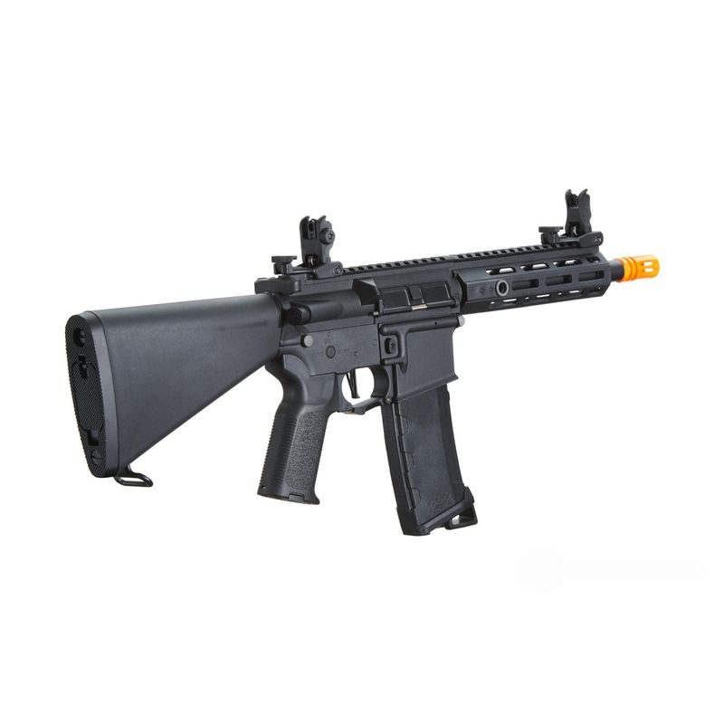 Lancer Tactical Gen 3 Hellion 7" M-LOK Airsoft AEG Rifle w/ Stubby Stock (Color: Black)