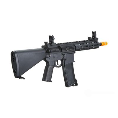 Lancer Tactical Gen 3 Hellion 7" M-LOK Airsoft AEG Rifle w/ Stubby Stock (Color: Black)