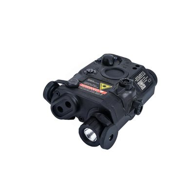 ACW LA-5 PEQ15 Illuminator with Flashlight and Visible and IR Red Laser - Black