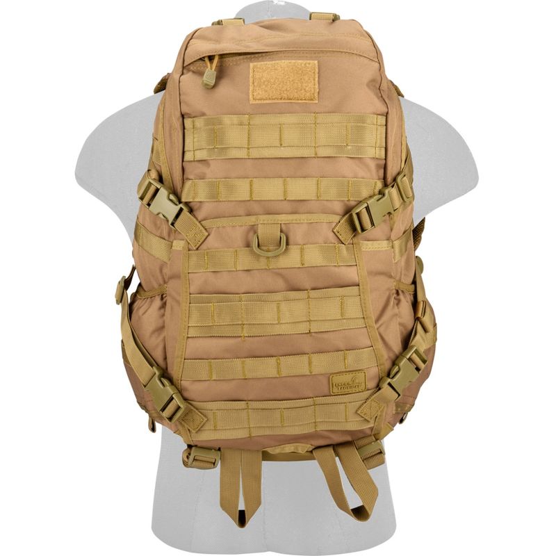 Lancer Tactical 600D EDC FAST Airsoft MOLLE Backpack - KHAKI