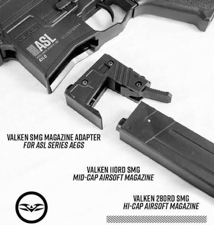 Valken SMG Adapter for ASL AEG
