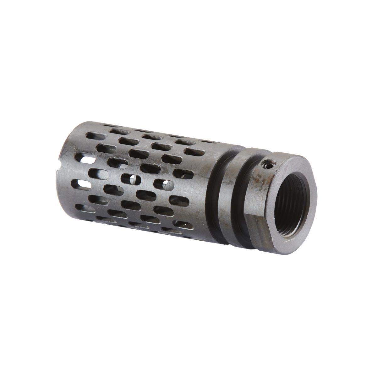 Atlas Custom Works Battle Comp BCE 1.5 Steel Airsoft Flash Hider – Black
