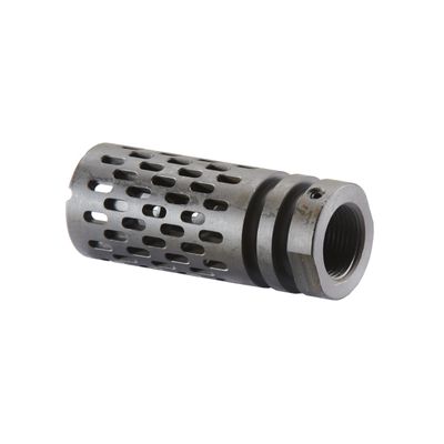 Atlas Custom Works Battle Comp BCE 1.5 Steel Airsoft Flash Hider – Black