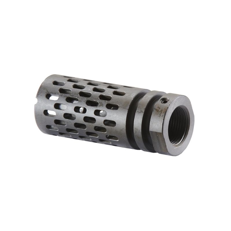 Atlas Custom Works Battle Comp BCE 1.5 Steel Airsoft Flash Hider – Black