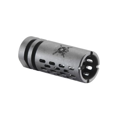 Atlas Custom Works Battle Comp BCE 1.5 Steel Airsoft Flash Hider – Black