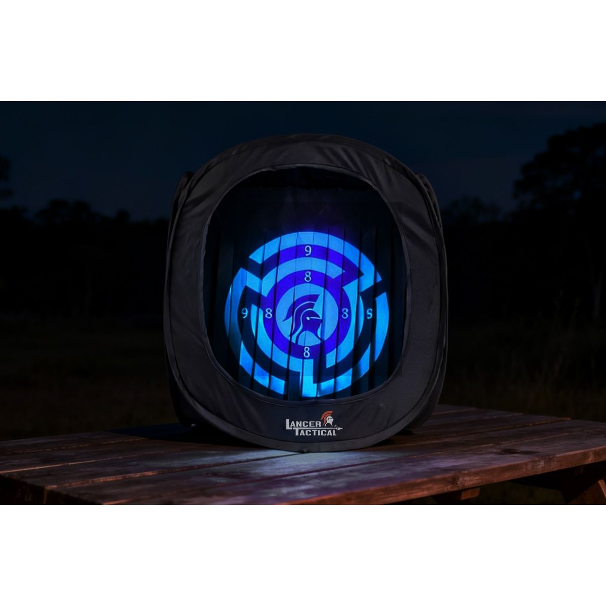 Lancer Tactical Portable Glow-in-the-Dark Airsoft Target Tent &amp; BB Catcher