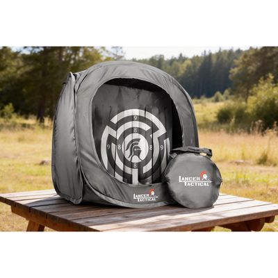 Lancer Tactical Portable Glow-in-the-Dark Airsoft Target Tent & BB Catcher