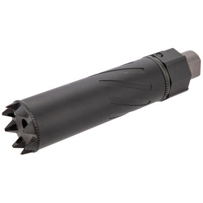 5KU SOCOM556RC Monster QD Airsoft Mock Suppressor with Flash Hider – 6" Fluted | 14mm CCW | Black