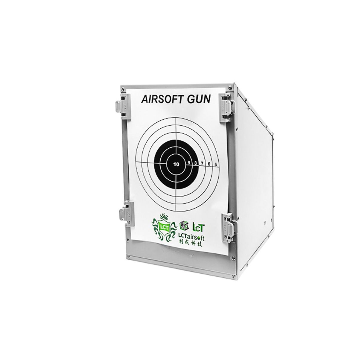 LCT C16 Airsoft BB Shooting Target Box – Full Metal A4 Paper Target Holder