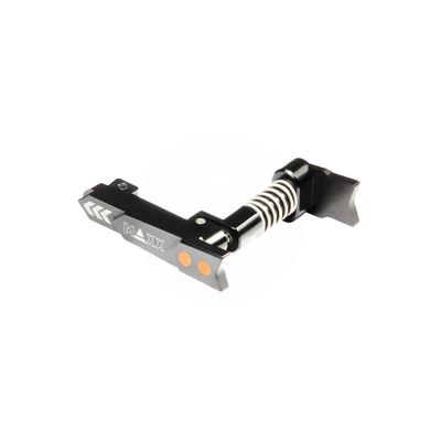 Maxx Model CNC Aluminum Advanced Magazine Release Style A for M4/M16 AEGs – Black