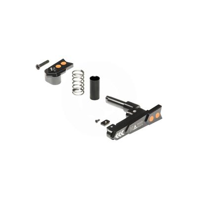 Maxx Model CNC Aluminum Advanced Magazine Release Style A for M4/M16 AEGs – Black