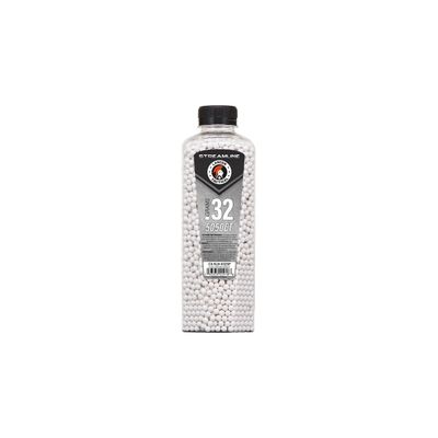 Lancer Tactical Streamline Competition Grade .32g Airsoft BBs – 5,050 Rounds – White